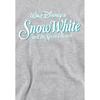 Snow White And The Seven Dwarfs Childrens/Kids Logo Heather Hoodie