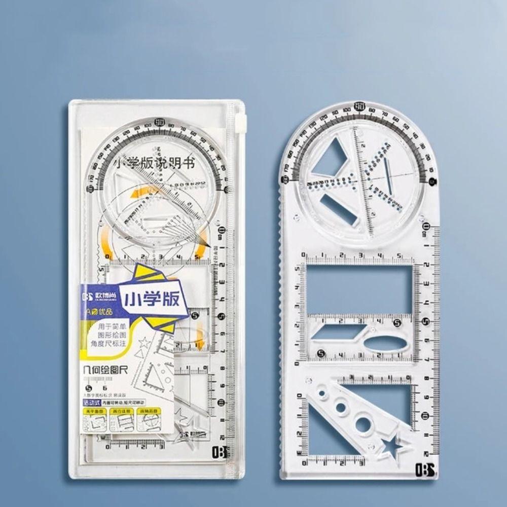 Kreslicí pravítka Geometrické pravítko Matematická kreslicí šablona Matematické pravítko Pro studenty