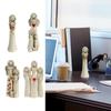 Cartoon Angels Resin Statue Handmade Garden Parent-child Statue Family Angel Figurines  Home Decor