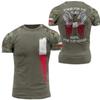 Poolse Vlag Camouflage Print 3D T-shirt Ronde Hals Heren Korte Mouw Soldaten Leger Sneldrogend Los Comfortabel Sport Top