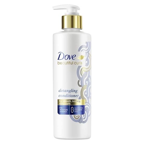 

Dove Beautiful Curls Распутывающий цветочный кондиционер 380 миллилитров, Для вьющихся волос
