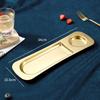 Zhi Shi 304 Stainless Steel Korean Snack Plate