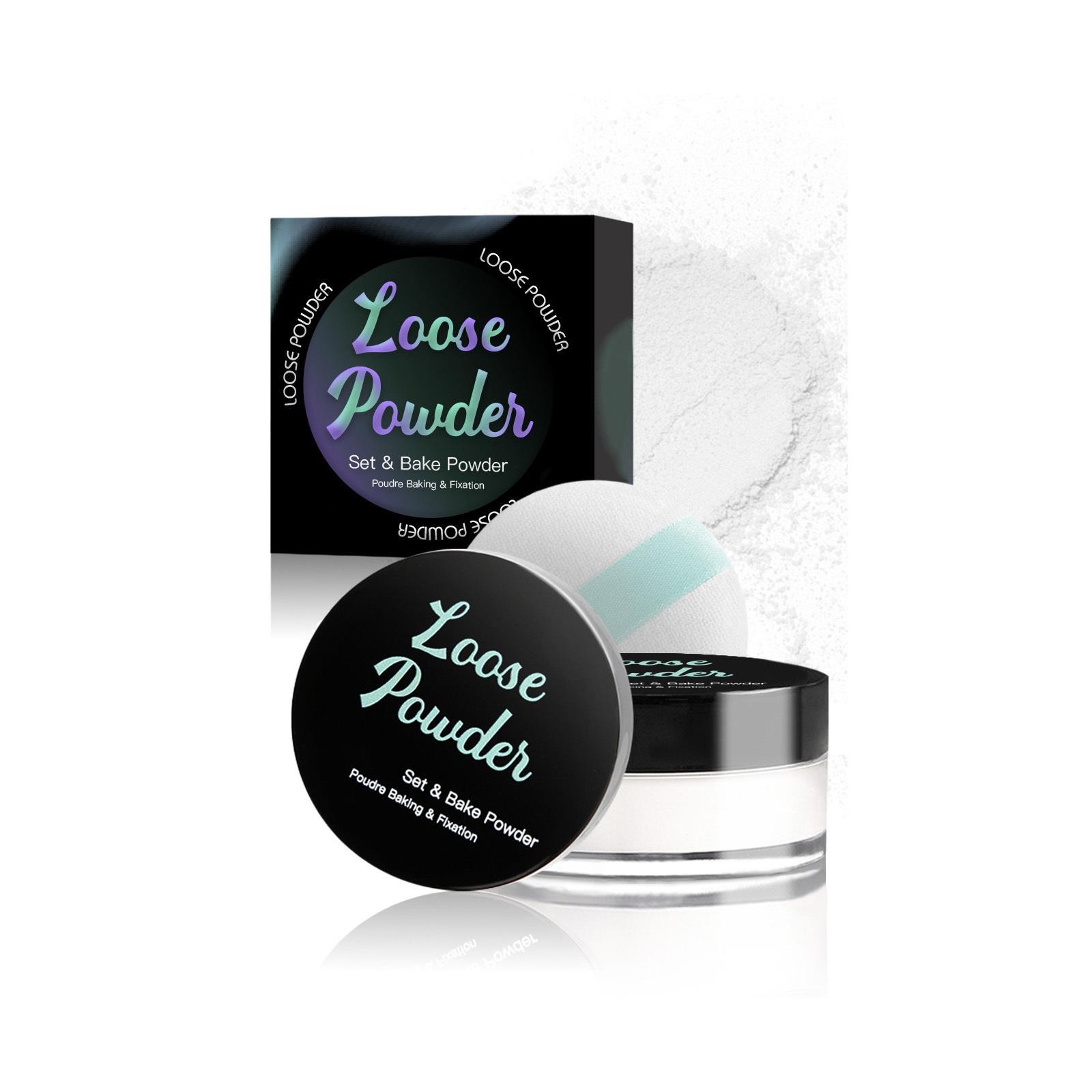 

1 шт. Рассыпчатая пудра для лица, Скрывающая поры, Водостойкий и влагостойкий консилер, Гладкое легкое покрытие для длительного контроля жирности One Size