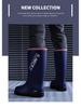 Men's British-Style Non-Slip Warm Rain Boots - 2024 Korean-Inspired Comfortable Long Boots