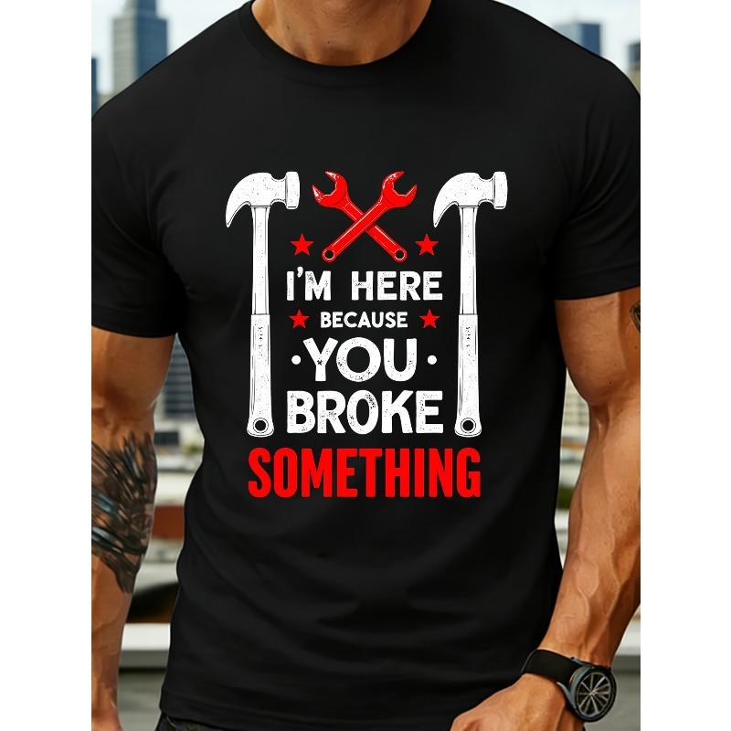 Men'S Music Soothes My Soul Graphic T-Shirt - Short-Sleeve Crewneck with Headphone Print, Summer Beach & Casual Wear, Beach T Shirt