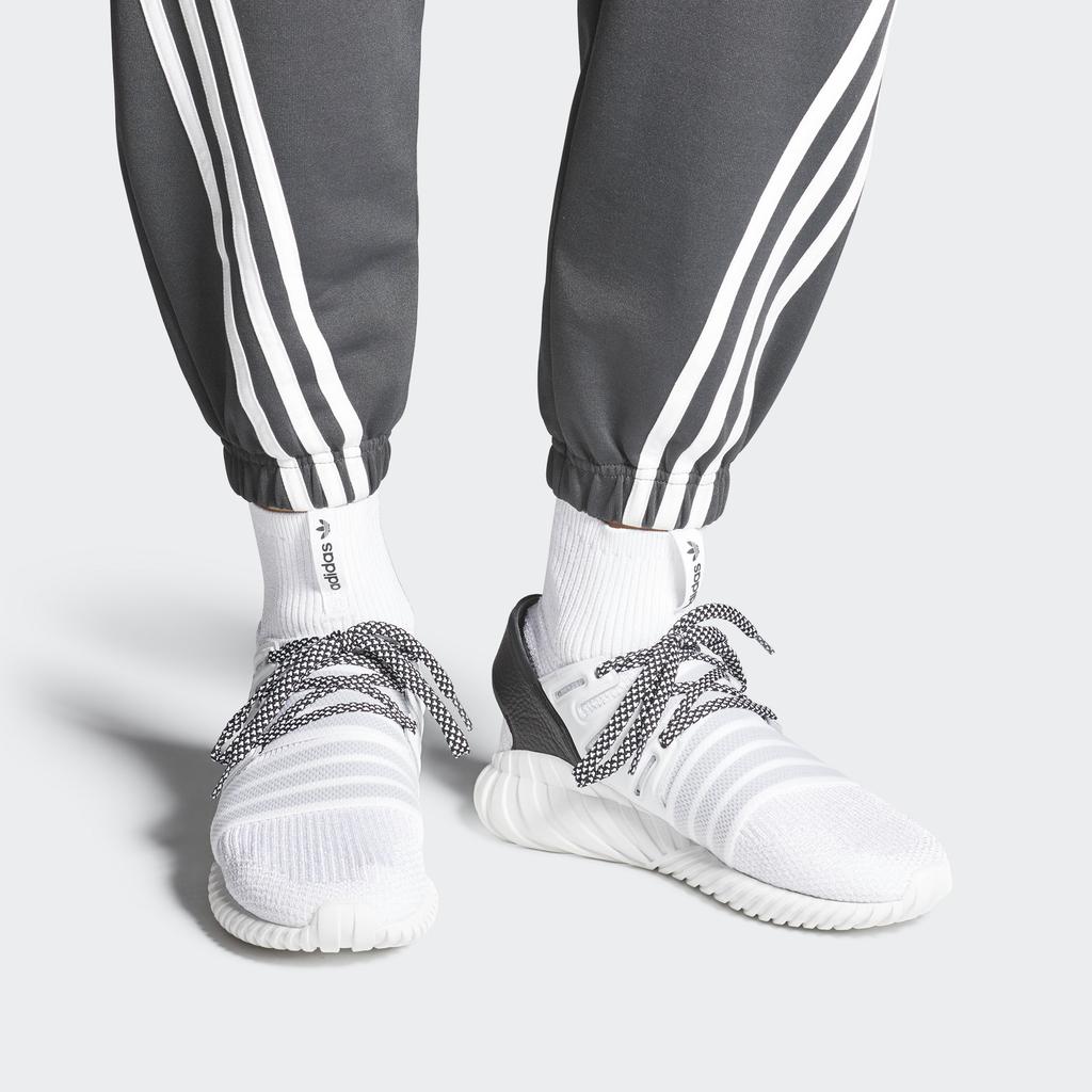 Adidas Originals Tubular Comfortable Versatile Durable High-Top Lifestyle Casual Shoes Unisex Sneakers White CQ0936