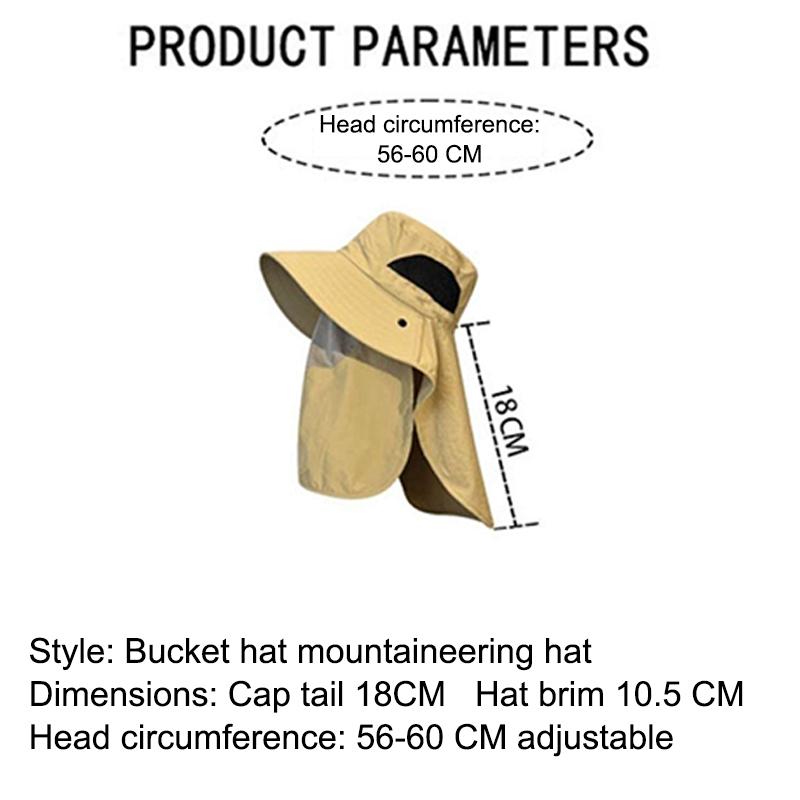 Summer Uv Protection Hiking Hat Quick-Drying Wide Brim Outdoor Visor Bucket Hats Mesh Breathable Sun Hat Outdoor Cycling Hat