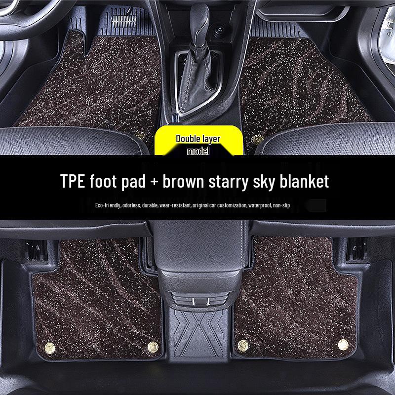 Toyota RAV4 Rongfang Dual Engine New Energy 09-19 Waterproof TPE Car Floor Mats