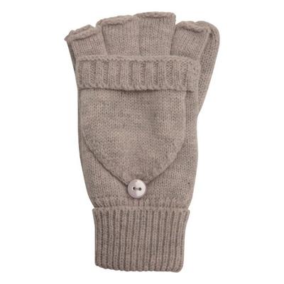 Womens/Ladies Fingerless Knitted Mittens