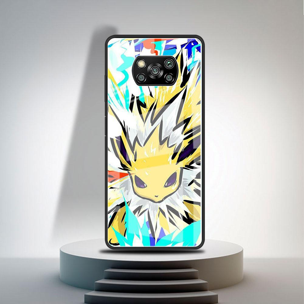 Glass Case For Xiaomi Poco X3 NFC 11 Lite 11T F3 M3 For Redmi Note 11 10 9 8 Pro 10S 9S 9A 9C Phone Cover Anime Cool Pokemon
