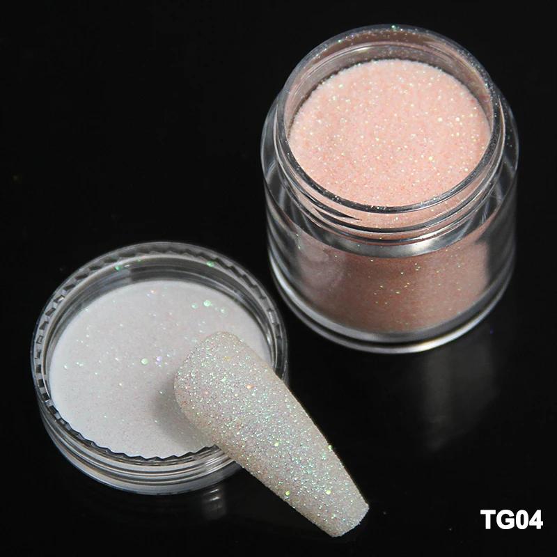 3,5g Paillettes Iridescentes Sucre pour Ongles Coloré Candy Coat Poudre Pigment Pour Manucure Effet Sucre Poussière Brillante Décorations Nail Art