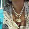 Bohemian Shell Pendant Ocean Wind Starfish Beaded Rope Chain Women's Personality Design Jewelry Necklace