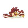 Jordan Air Jordan 1 Abrasion Resistant Low top Vintage Basketball Shoes Women's White Red FJ3465-160(Team352-)