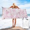 Ballet Dance Makes Me Free Ballerina Dancer  Beach Towel Soft Microfiber Quick Dry Absorbent Quick Towels For Yoga