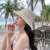 Fisherman's Hat Children's Summer Versatile Sun Hat Face Cover Cotton and Linen Sunscreen Hat Popular Spring and Summer Curled Sun Hat
