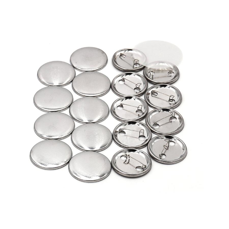 25/50sets Glossy Tinplate Button Badge Kit DIY Handmade Brooch Accessories Consumables for Anime/Game/Handicraft Lovers Fans XJM