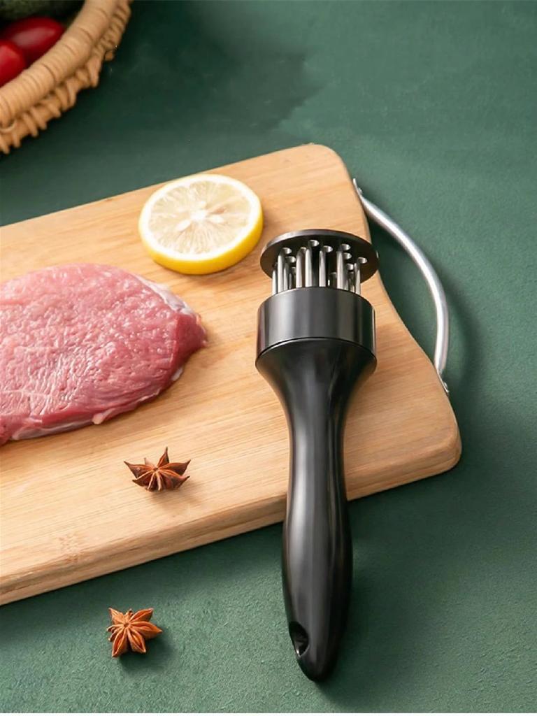 1Pc Handheld Use Household Tender Meat Needle with Broken Tendons Pork Chop Chicken Chop Chicken Tools Wings Meat Needle Hammer
