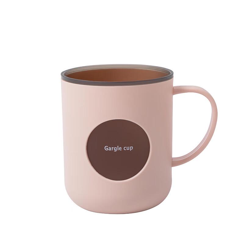 Minimalist Pink Plastic Bathroom Tumbler 5-Pack