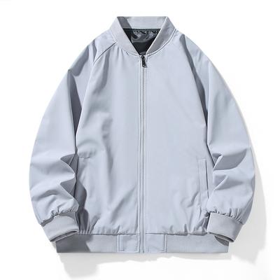 Veste de baseball pour homme, polyvalente pour le printemps et l'automne, veste décontractée à col montant pour homme et femme