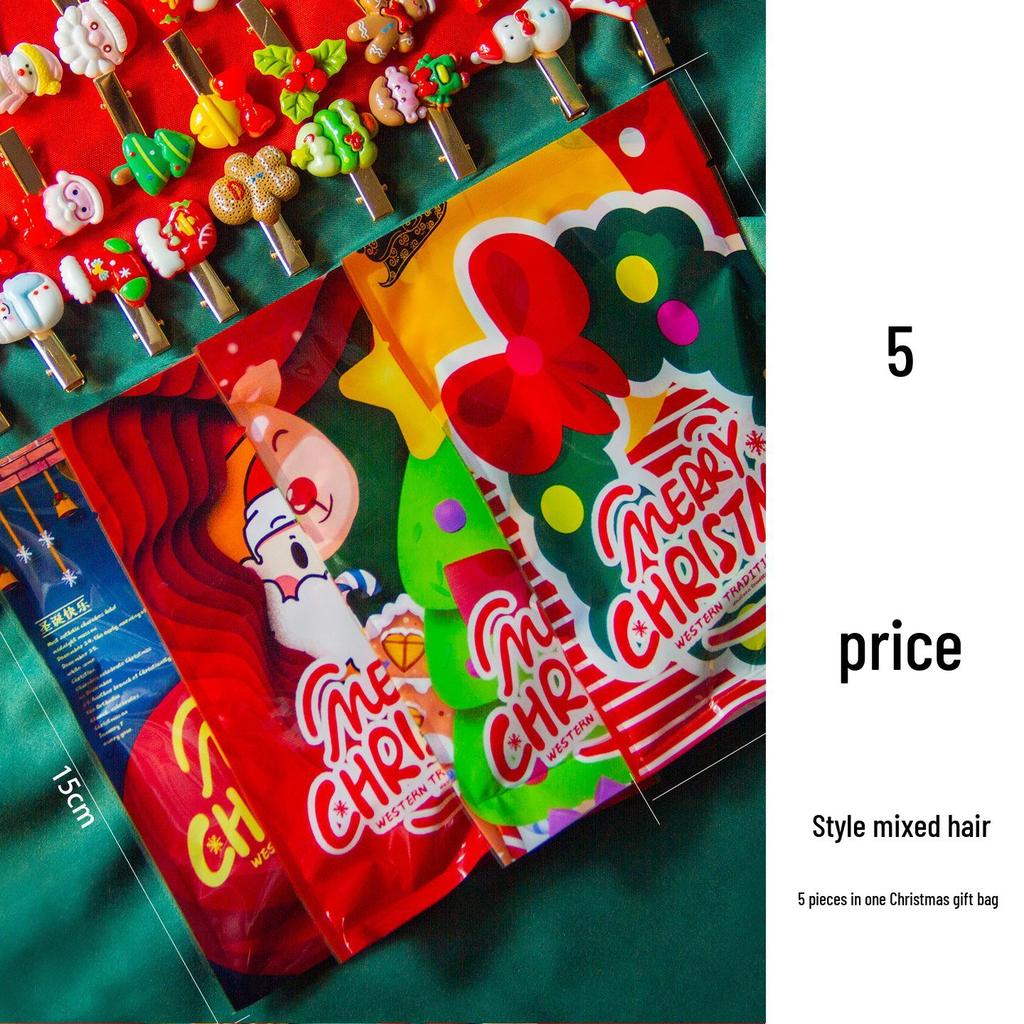 Festive Hair Clips: New Year, Christmas, Mid-Autumn, National Day Gifts for Kindergarten Activities & Whole Class Blind Bags