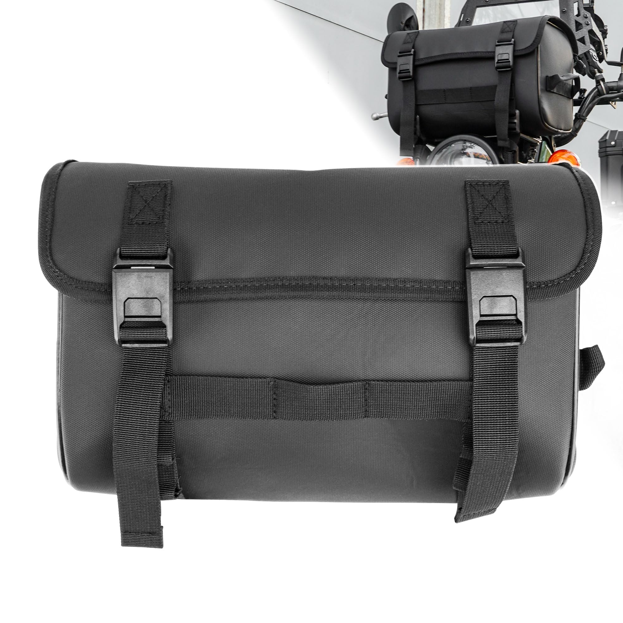 

Motikvans Motorcycle Front Waterproof and Abrasion Compatible with Cross Cub Large Capacity Motorcycle Storage Universal Tool Luggage Fits Most чёрный