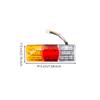 Electric Tricycle Lightemitting Diode Rear Turn Light, 1260V Brake Light 2Section 13.5x6.5cm 4860V