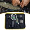 Kit Attrezzi per Incordare Racchette da Badminton Pinze Volanti Punzone Tagliafili Portatile Riparazione Racchette da Tennis
