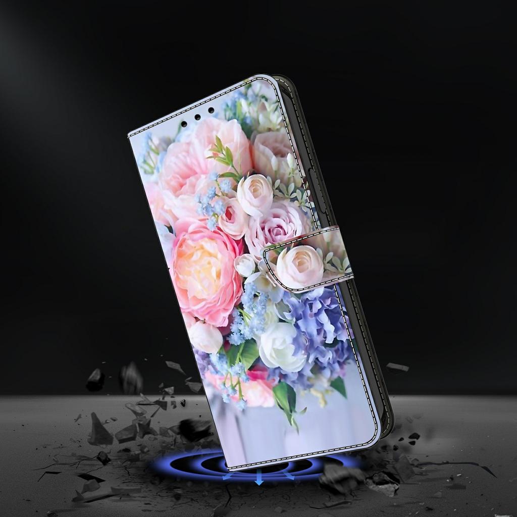 Wallet Case For Xiaomi Poco M8 5G/Redmi Note 15 5G (Global)/15 4G (Global) Magnetic Clasp 3D Pattern Leather Phone Cover