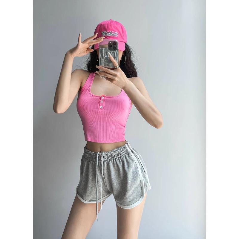 Fat Mm Sport Shorts Weibliche Sommer Tragen 2024 Neue Hohe Taille Lose Große Größe Freizeit Hause Breite Bein Hot Pants Tide