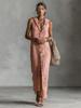 Robe Longue Sans Manches à Capuche pour Femme 2026 - Coupe Ample Décontractée, Design à Boutonnage Simple