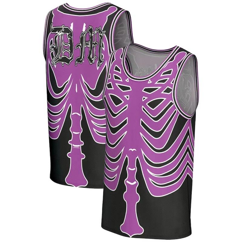 New Arrive ProSphere Black Wrestle Mania 41 City Basketball Jersey Man Women Sport Casual Breathable Fashion Vest Clothes