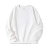 Solid Color Loose Crew Neck Long Sleeve Fleece Hoodless Casual Mens Sweatshirt