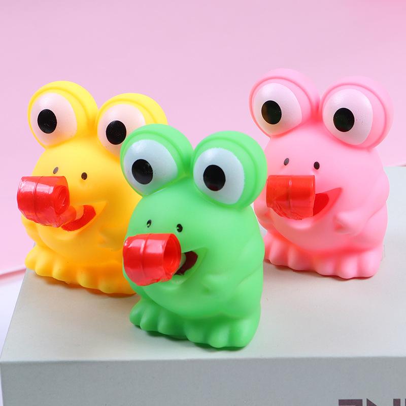 Festive 4Pcs Tongue Out Frog Fidget Toys, Funny Sensory Stress Relief, Perfect Halloween Party Decor & Holiday Gift Fillers