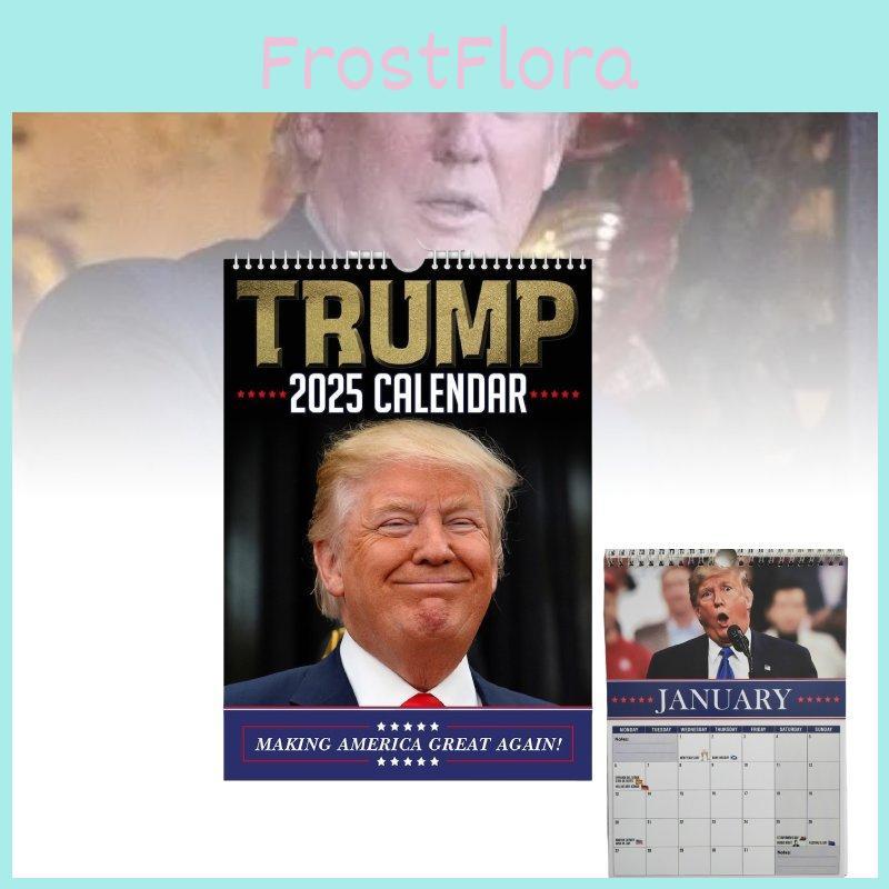 2025 Trump Donald Calendar Desktop Living Room Bedroom Decoration Pendant Wall
