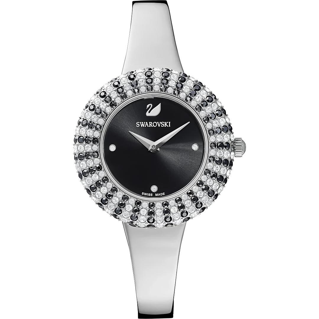 Swarovski 5484076 Kristāla Roze Melns Saules