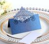 50p 3D Lace Wedding Table Card Hollowed Out Holiday Handwritten Banquet Hotel Seat Card Seat Card Party Decoration Card