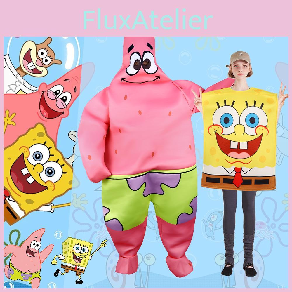 Patrick Star Cartoon Character Polyester Costume For Halloween Party And Cosplay Special Characters Included