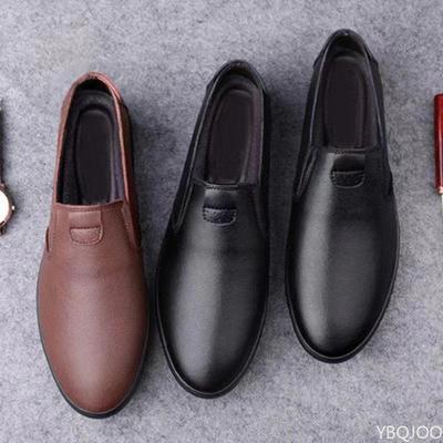 Été 2025 Nouveaux Chaussures de Papa Confortables pour Homme Antidérapantes Plates à Grains de Café Chaussures Décontractées à Semelle Souple pour Homme Chaussure Masculine Légère Paresseuse