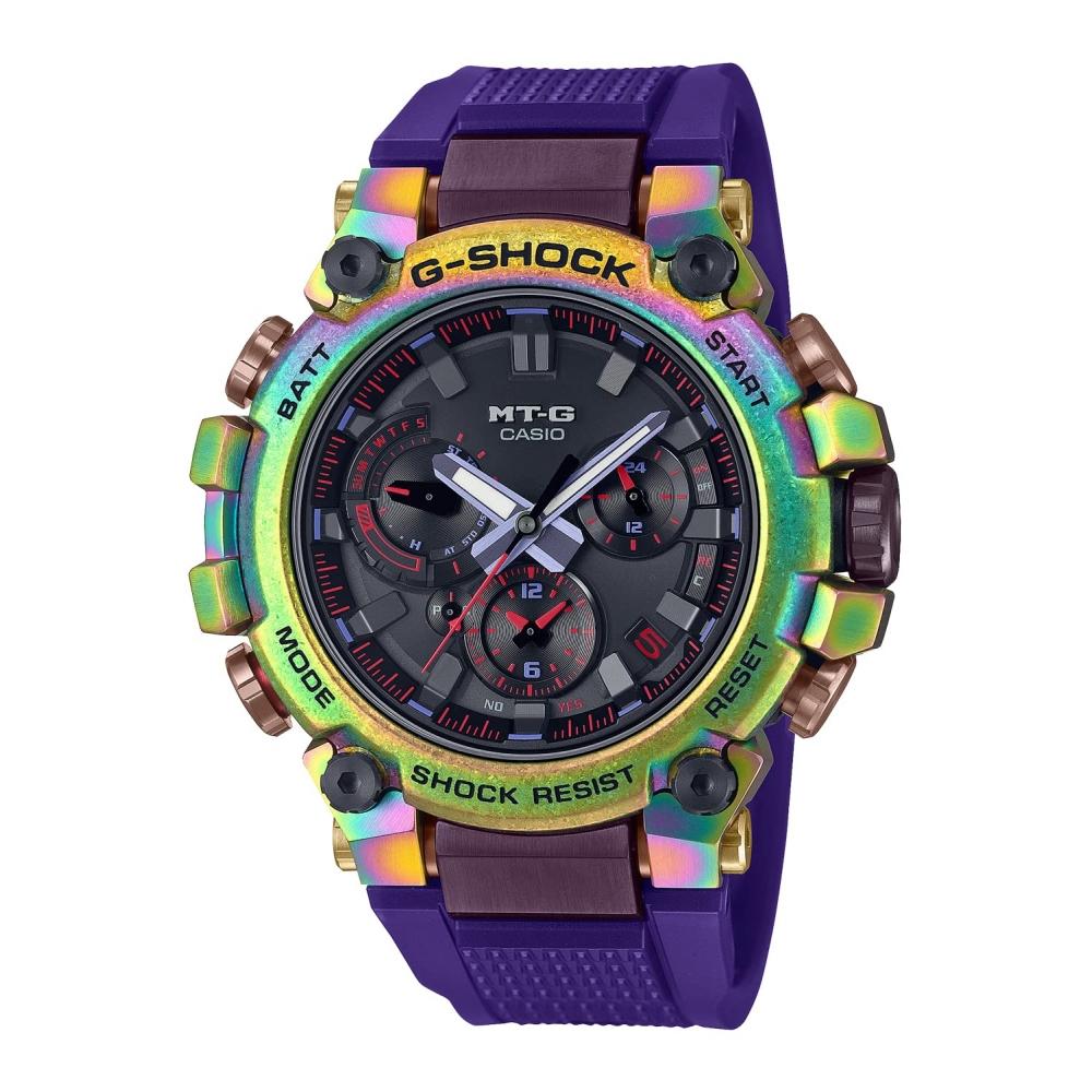 

[Casio] Годинник G-Shock MT-G Bluetooth із сонячною радіостанцією MTG-B3000PRB-1AJR Чоловічий фіолетовий скелетон