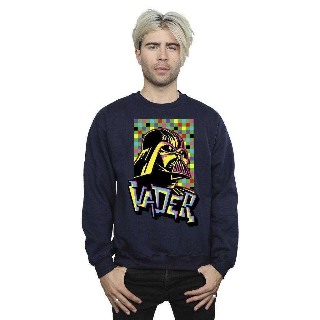 Star Wars Mens Vader Graffiti Pop Art Sweatshirt