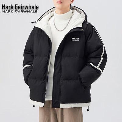 Mark Fairwhale Men's Thickened Hooded Puffer Jacket