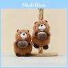 Plush Toy Groundhog Cartoon Keychain Backpack Pendant Childrens Gift Holiday