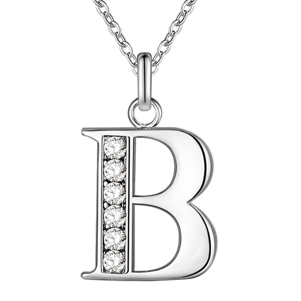 Explosive Jewelry Export Silver Jewelry Necklace 26 Letter Necklace A-Z Accessories