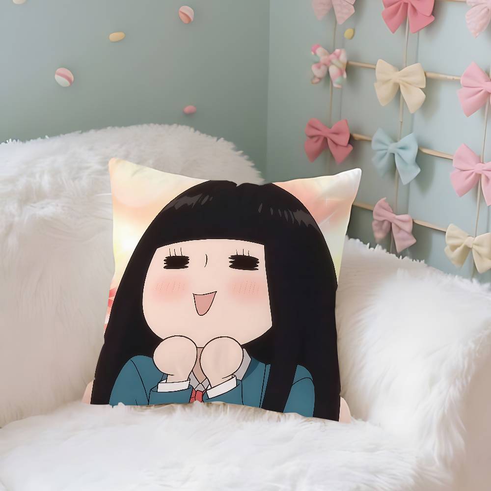 

Anime Kkimi Ni Todoke Case Plush Fabric Soft Pillowcase Double Sided Print Cushion Cover Household Gifts 40x40 cm