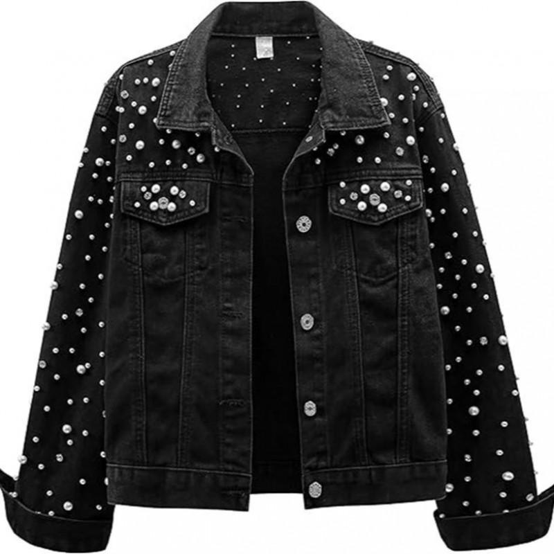 Womens Slim Fit Denim Jacket With