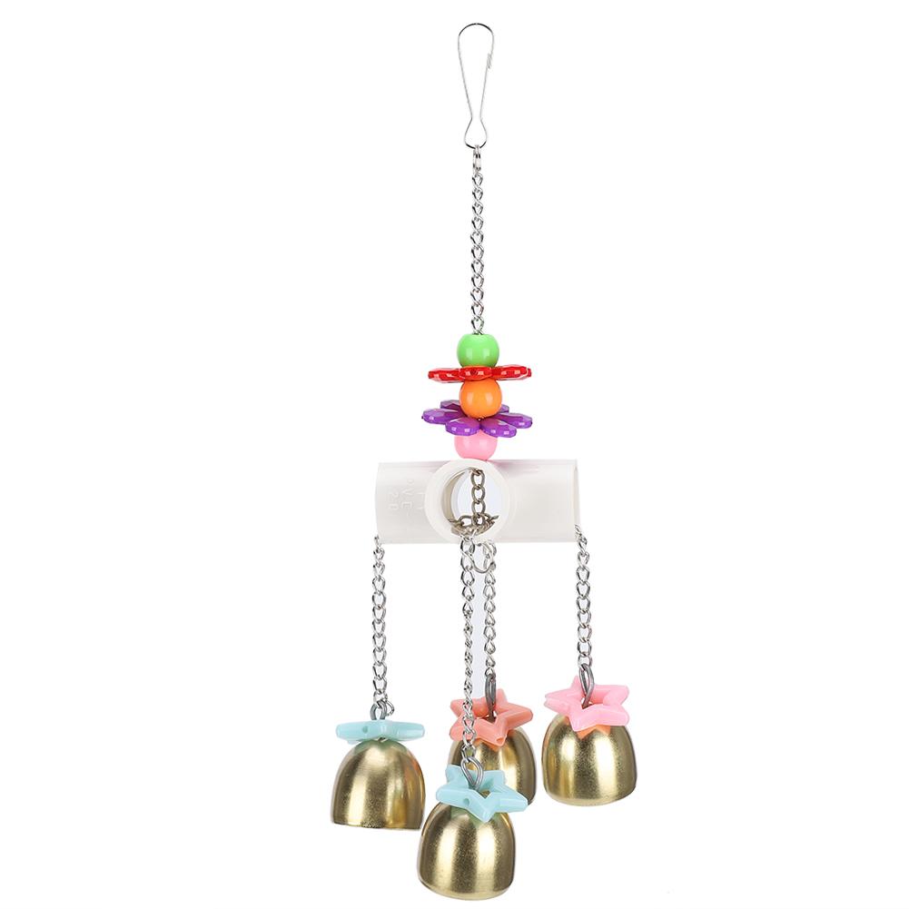 Niedliche Papageien Spielzeug Vogel Spielen Beißen Hängende Glocke Vogelkäfig Dekoration Spielzeug Zubehör
