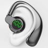 Wireless Bluetooth Headset, Long Battery Life Hanging Ears, Start Noise Reduction Digital Display Sports Sleep Music Earrings