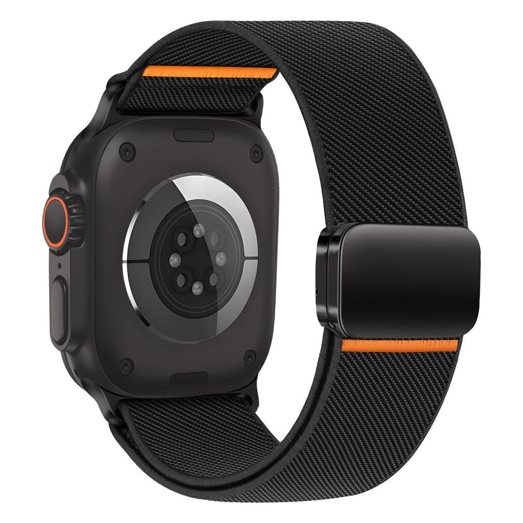 Compatible Elastic Nylon Magnetic Buckle Wristband for Apple S10 Watch Ultra Sport & iWatch9876SE