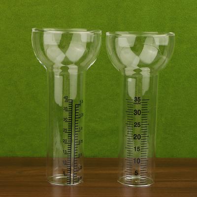 Ersatzglas für Regenmesser Niederschlagsmesser Glas Regenwassermesser 35 mm Außen Regenmessrohr Garten Testwerkzeuge