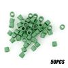 50 stücke A/C 1/4 zoll Lade Schlauch Verteiler Reparatur Gummi Dichtung O-ring Grün